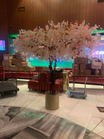 Custom 9 foot lunaria tree for a local casino
