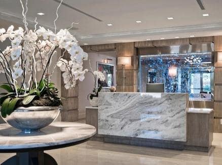 Lobby silk flower arrangement Hospitality Lobby silk flower arrangement