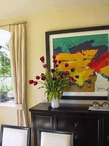Silk Red Tulip arrangement Silk Red Tulips