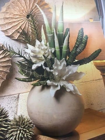 Succulents in Decor planter Faux Succulents in Decor planter
