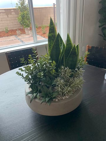 Artificial succulent arrangement Artificial succulent arrangement