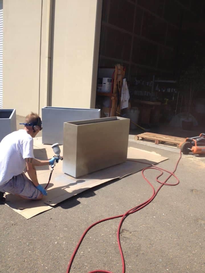 artificial plant services: Professional painting