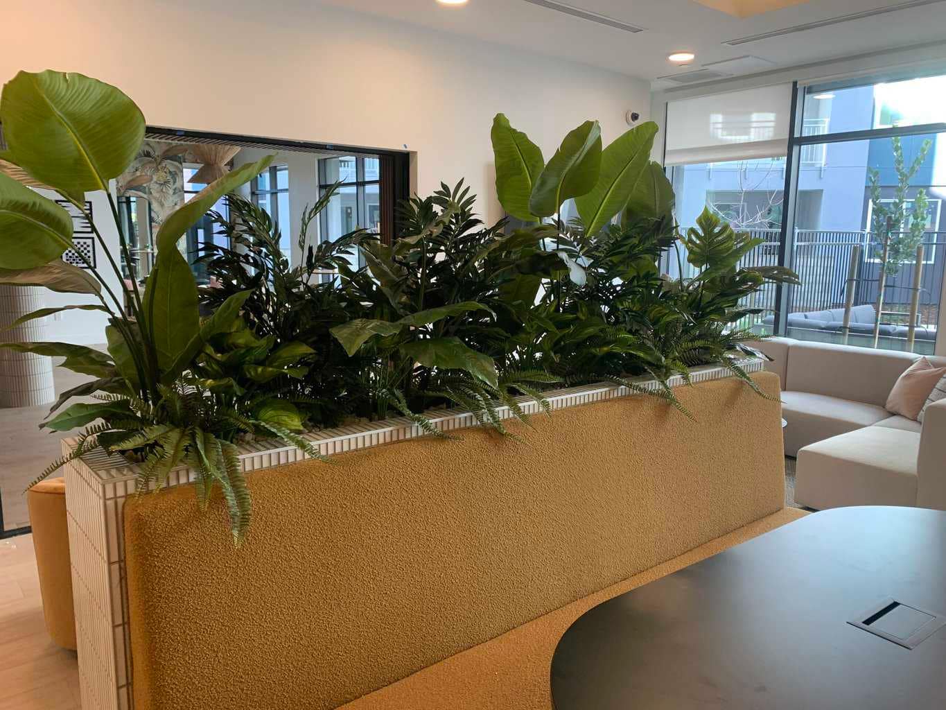Commercial Artificial plants in Apartment Recreation Room